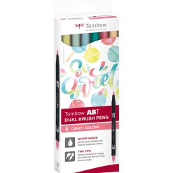 ABT Dual Brush pen 6-set Candy
