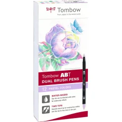ABT Dual Brush pen 12-set Pastel