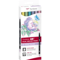 ABT Dual Brush pen 6-set Pastel