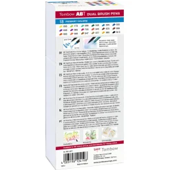 ABT Dual Brush pen 18-set Primary