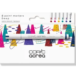 Acrea Paint Marker 6-set Deep Colours