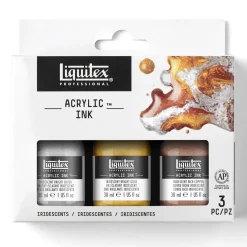Acrylic Ink Iridescent 3-set 30 ml