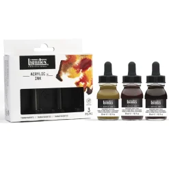 Acrylic Ink Transparents 3-set 30 ml