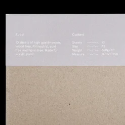 Acrylic Pad A5 360g