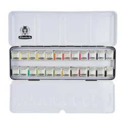 Akademie Aquarell Half Pans 24-set