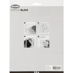 Akrylblock till stämplar 4-pack