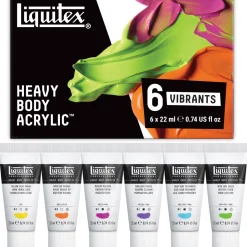 Akrylfärg Heavy Body Vibrant Set 6x22 ml