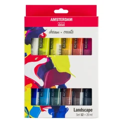 Akrylfärg Landscape Set 12 x 20 ml