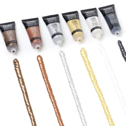 Akrylfärg Metallic & Iridescent Set Tubes 6x22 ml