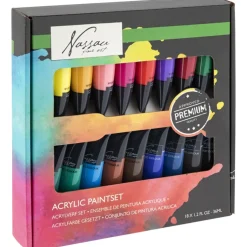 Akrylfärg 36 ml 18-set