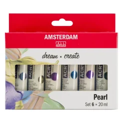 Akrylfärg Pearl Set 6 x 20 ml
