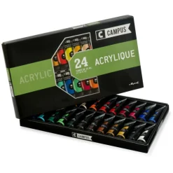 Akrylfärgset Campus 24x21ml tuber
