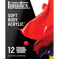 Akrylfärg Soft Body Essentials Set 12x22 ml