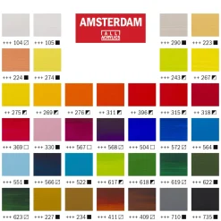 Akrylfärg Standard Set 36 x 20 ml