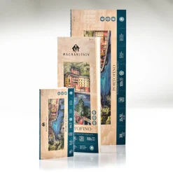 Akvarellblock Portofino 100% Bomull 300g Satin 20x50 cm 20 ark