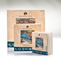 Akvarellblock Portofino 100% Bomull 300g Satin 20x20 cm 20 ark