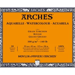 Akvarellblock Rough hellimmat 300g 31x41 cm