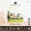 Akvarellblock Toscana 100% Bomull 300g Grov Gräng 30x30 cm 20 ark