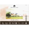 Akvarellblock Toscana 100% Bomull 300g Grov Gräng 36x51 cm 20 ark
