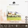 Akvarellblock Toscana 100% Bomull 300g Grov Gräng 20x20 cm 20 ark