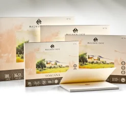 Akvarellblock Toscana 100% Bomull 300g 26x36cm 20 ark