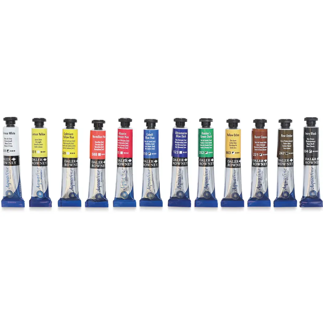 Akvarellfärg Tub 12x8 ml