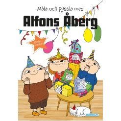 Alfons Åberg Målarbok med Pyssel