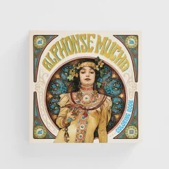 Alphonse Mucha Coloring Book