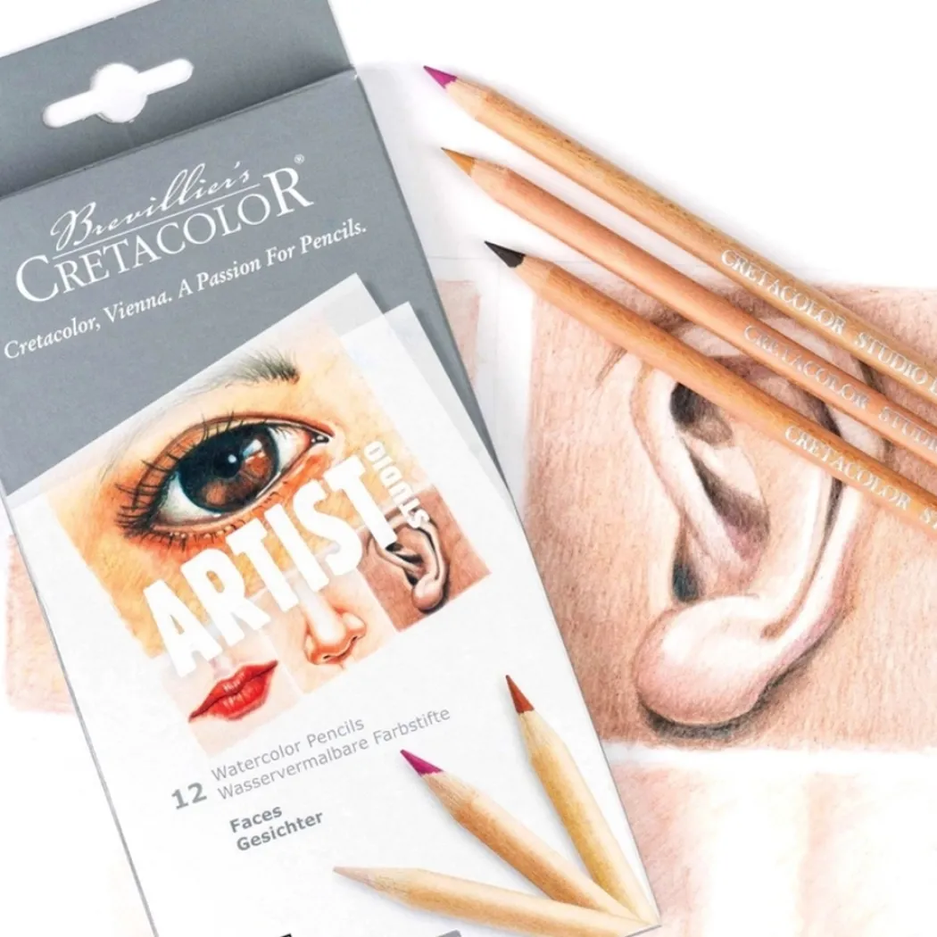 Artist Studio Akvarellpennor Faces 12-pack