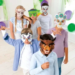 Barnmasker Spooky 6-pack