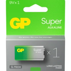 Batteri Super Alkaline 9 Volt 1-pack