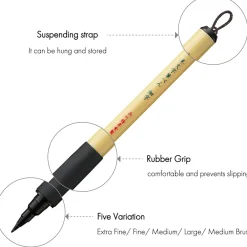 Bimoji Fude Brush Pen 5-set