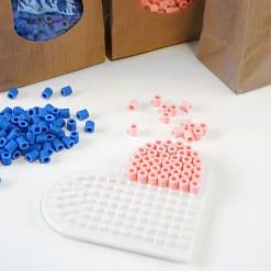 BioBeads Rörpärlor Midi 1000-pack Pastellmix