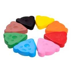 Björnformade vaxkritor 8-pack (2 år+)