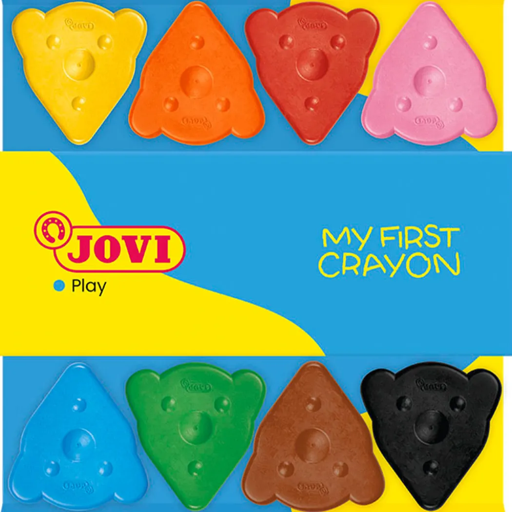 Björnformade vaxkritor 8-pack (2 år+)