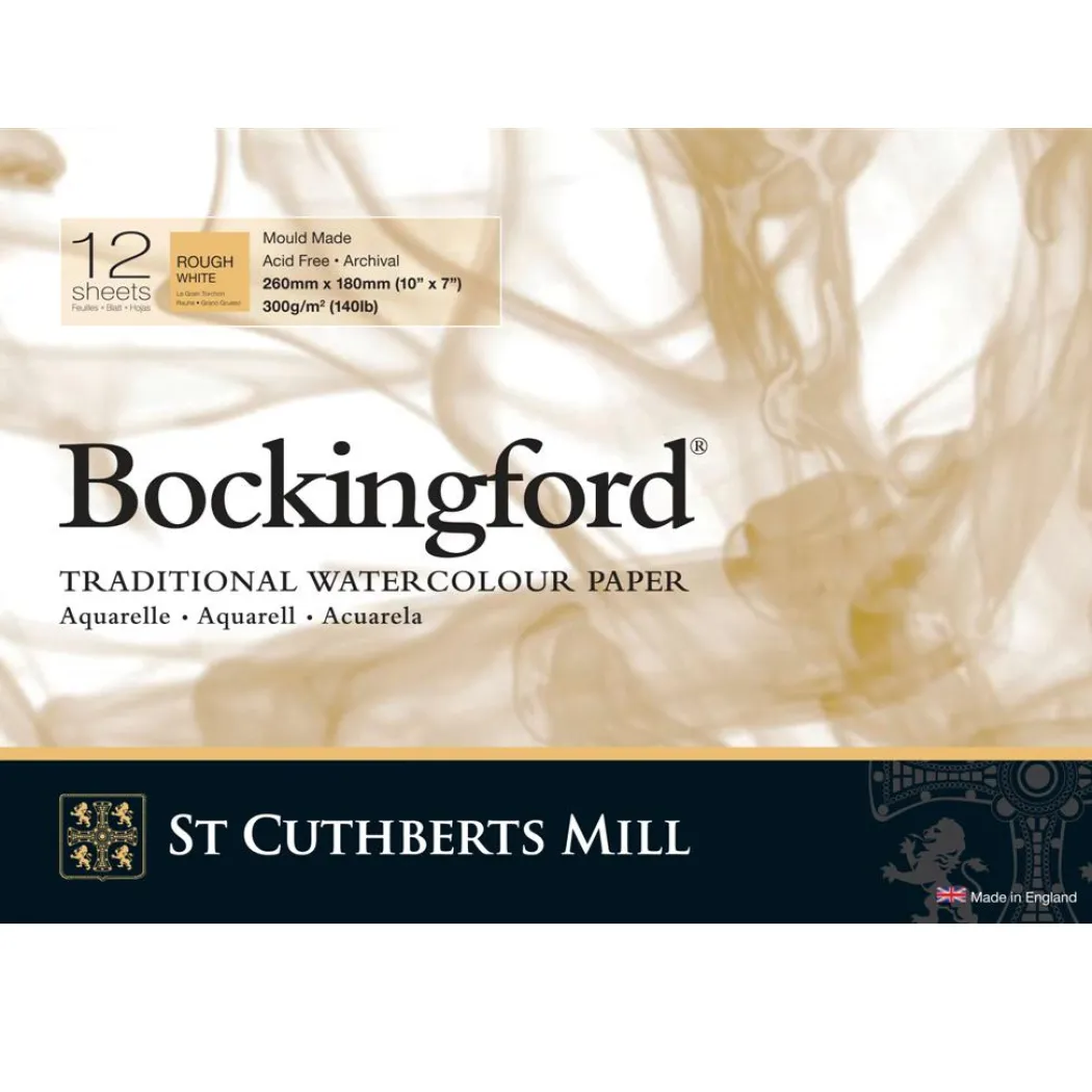 Bockingford Akvarellblock 260x180mm 300g Rough