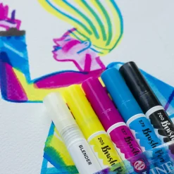 Brush Pen Primary 5-set