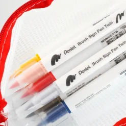 Brush Sign Pen Twin 30-pack + Zipper Pouch