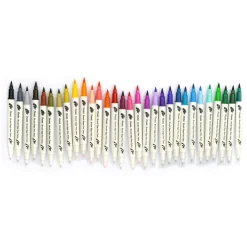Brush Sign Pen Twin 30-pack + Zipper Pouch