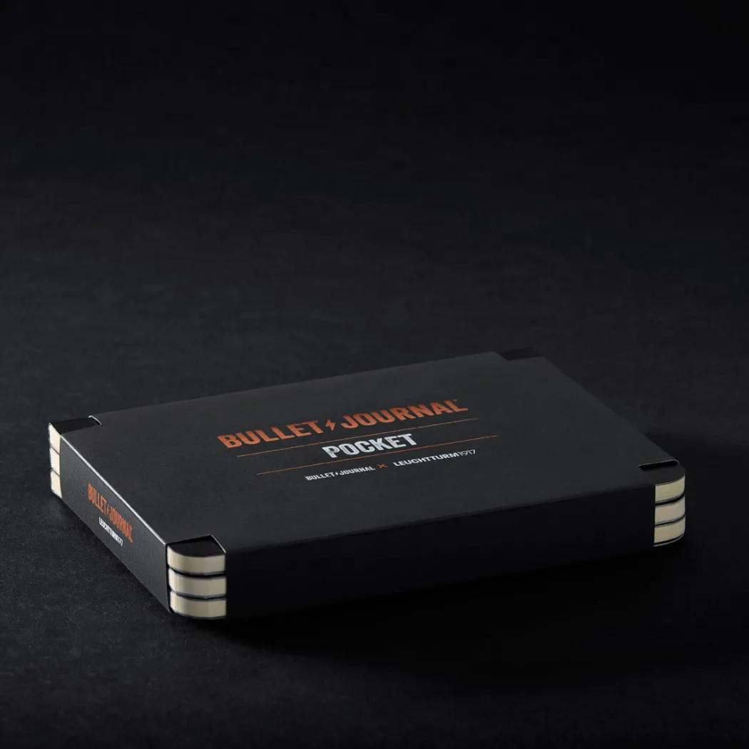Bullet Journal Pocket 3-pack Black