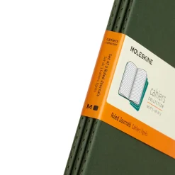 Cahier Notebook Large Green Linjerad