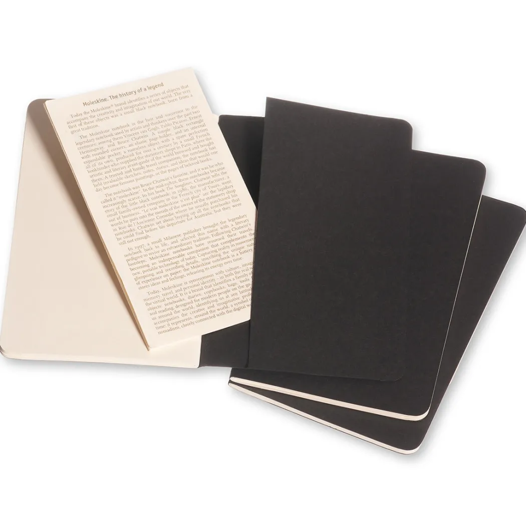 Cahier Notebook Pocket Black