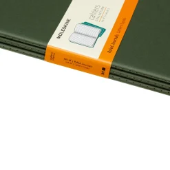 Cahier Notebook XL Green Linjerad