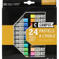 Campus Oljepastellkritor 24-set