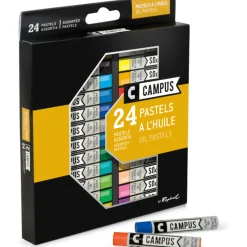 Campus Oljepastellkritor 24-set