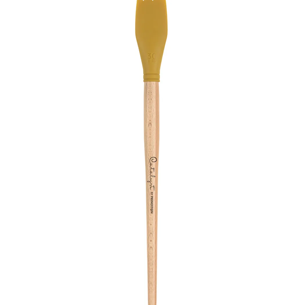 Catalyst Målarverktyg silicone långt skaft No 4 30 mm Yellow
