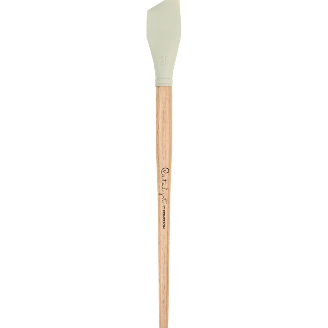 Catalyst Målarverktyg silicone långt skaft No 6 30 mm White