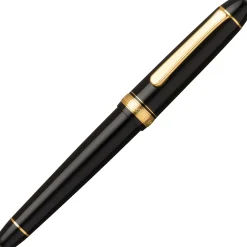#3776 Century Reservoar Black Gold Trim Music nib