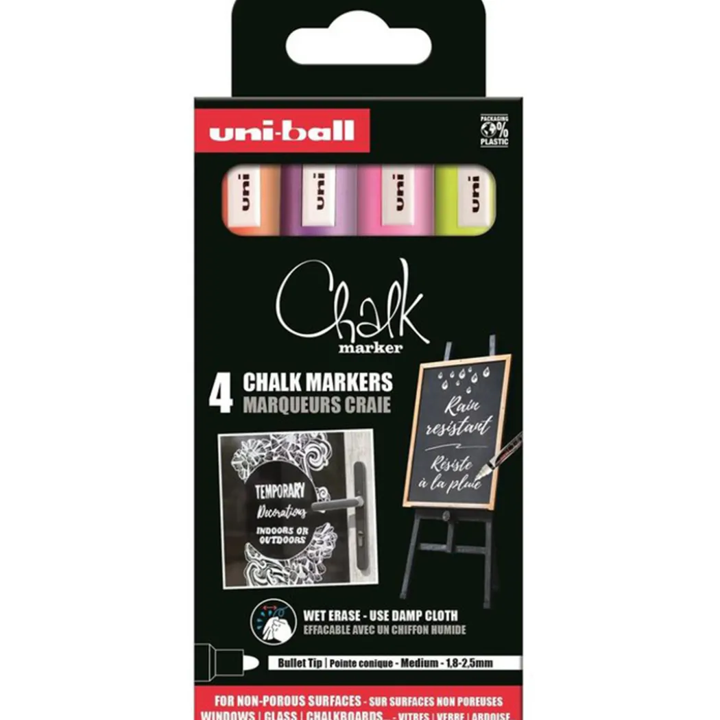 Chalk Marker PWE-5M 4-set No 2