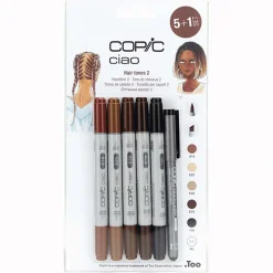 Ciao 5+1 Fineliner Hair Tones 2
